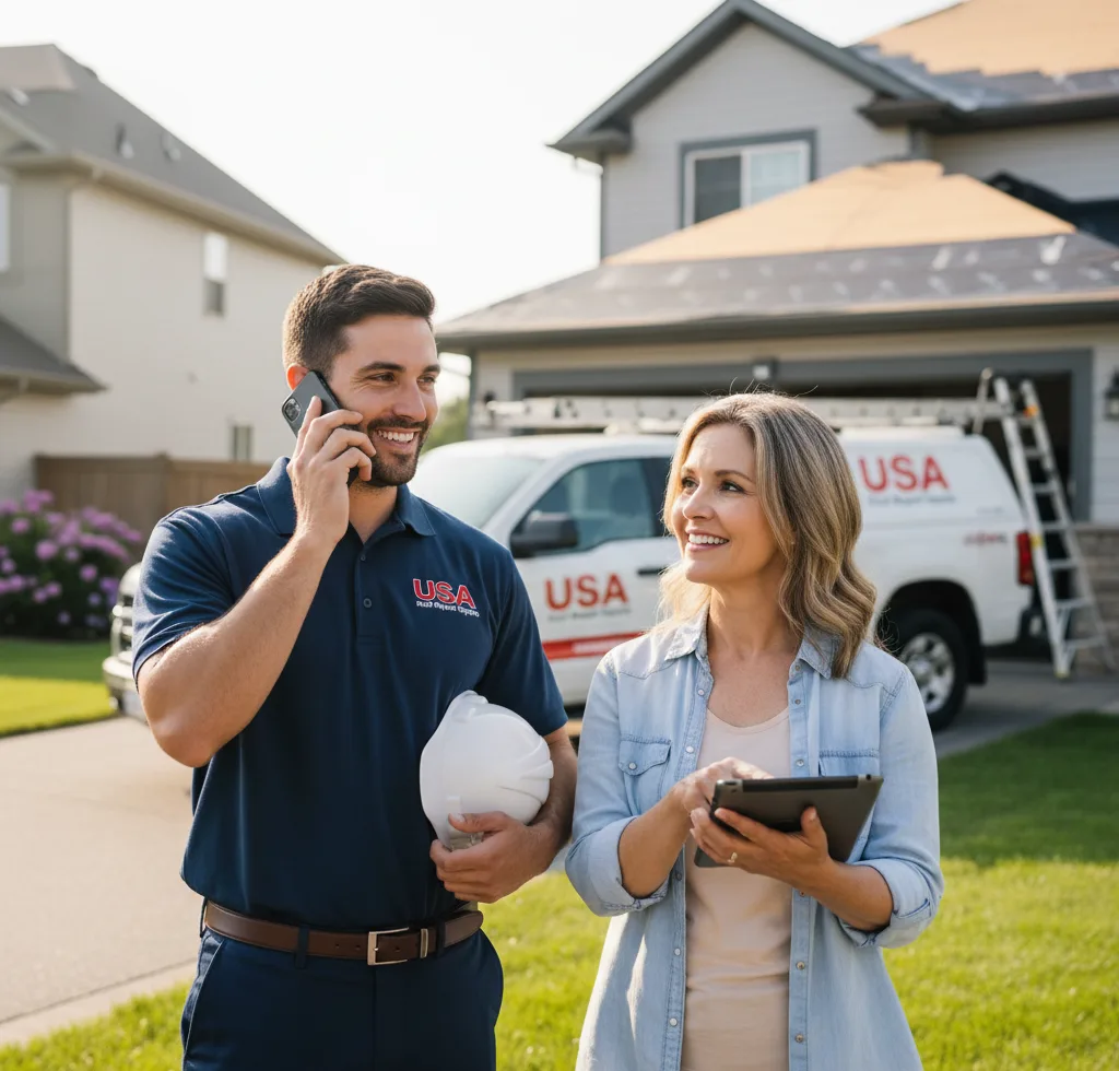 USA Roof Repair Experts customer support in Hales Corners